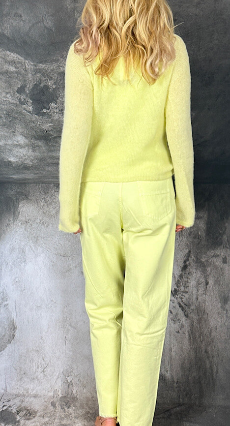 10DAYS Amsterdam soft knit sweater pastel yellow – Bild 3