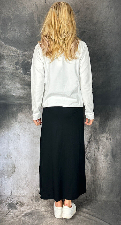 PENN & INK Sweater print white – Bild 3