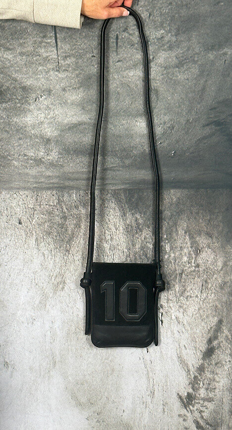 10DAYS Amsterdam leather phone bag black – Bild 3
