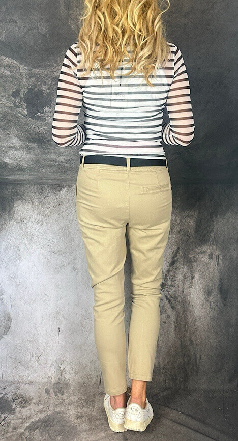 10DAYS Amsterdam belted pant earth – Bild 3