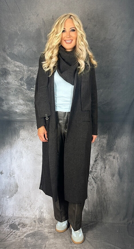 Henriette Steffensen Cardigan chocolate – Bild 3