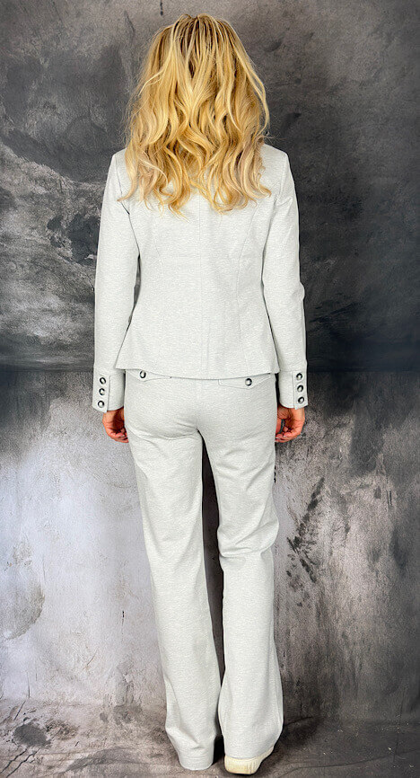 TQ AMSTERDAM Blazer MANJA V twill light grey – Bild 4