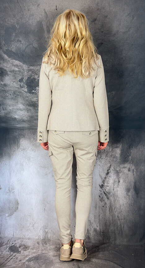 TQ AMSTERDAM Blazer MANJA V twill brown-beige – Bild 4