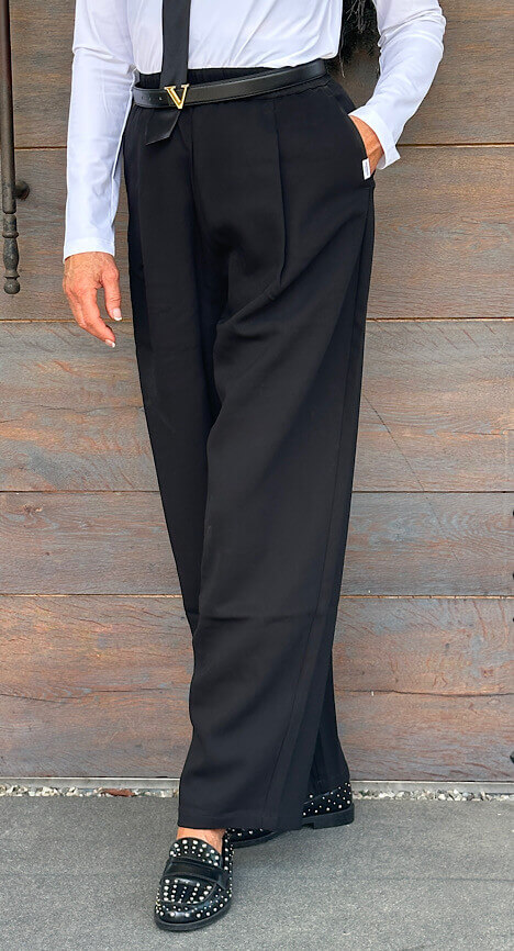 PENN & INK Hose high waist black – Bild 2