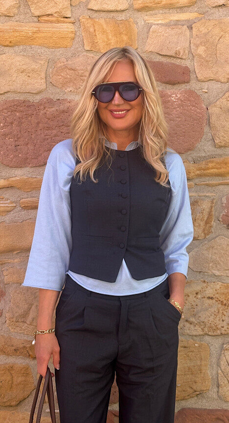 C.O.J Anzugsweste FREYA Navy – Bild 2