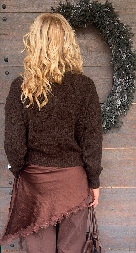 COLOURFUL REBEL Cardigan YARA brown – Bild 3