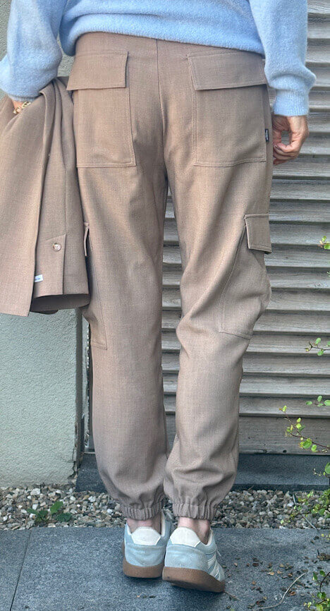 PENN & INK Cargo Hose beige melange – Bild 5