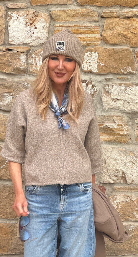 PENN & INK Jumper taupe – Bild 4
