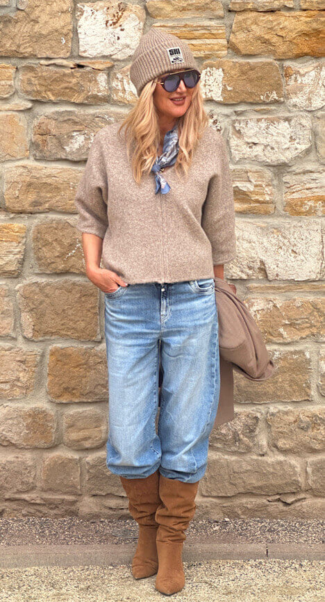PENN & INK Jumper taupe – Bild 2